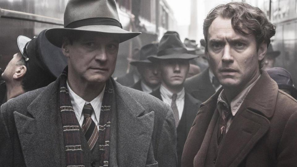 Maxwell Perkins (Colin Firth) und Thomas Wolfe (Jude Law)