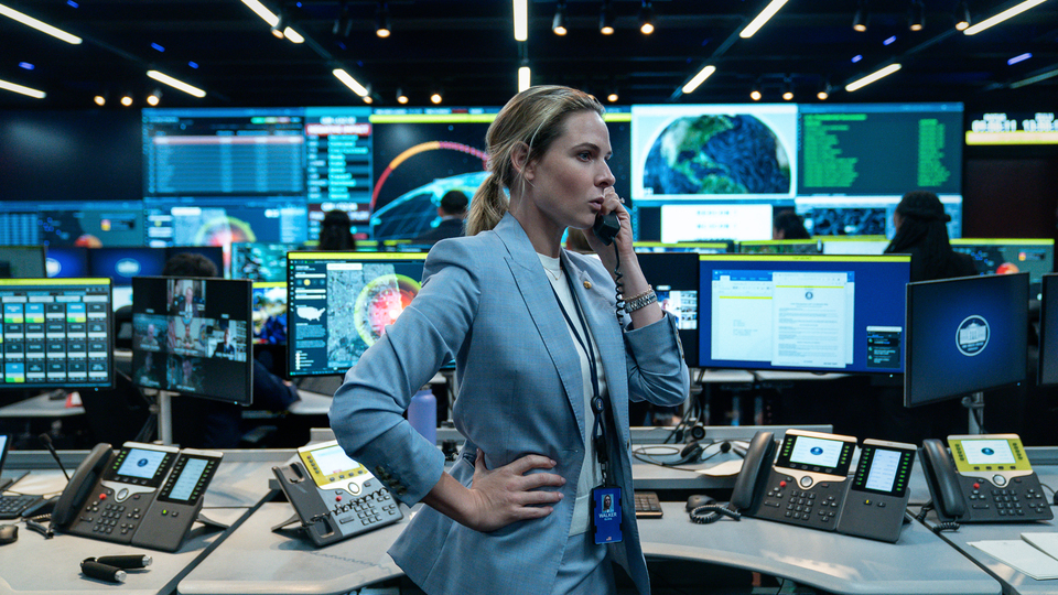 Captain Olivia Walker (Rebecca Ferguson) © 2025 Netflix, Inc.