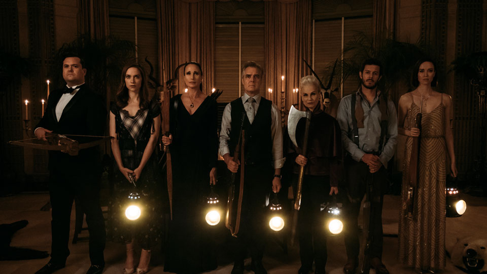 Die Familie Le Domas: Becky (Andie MacDowell), Tony (Henry Czerny), Daniel (Adam Brody), Helene (Nicky Guadagni), Charity (Elyse Levesque), Emilie (Melanie Scrofano) und Fitch (Kristian Bruun)