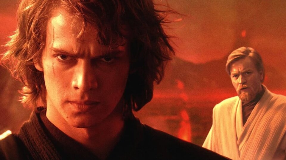 Anakin (Hayden Christensen), Obi-Wan Kenobi (Ewan McGregor)