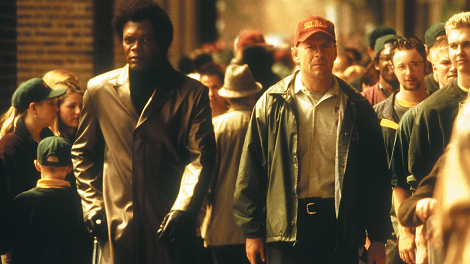 Elijah Price (Samuel L. Jackson) & David Dunn (Bruce Willis)