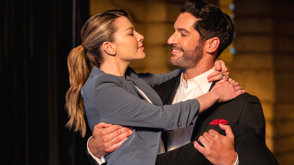 Chloe (Lauren German) & Lucifer (Tom Ellis)