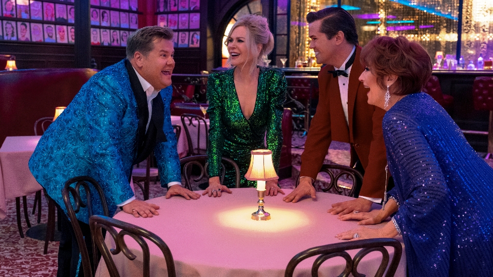 Vier Broadway-Stars (James Corden, Nicole Kidman, Andrew Rannells, Meryl Streep) wollen ihr Image aufpolieren