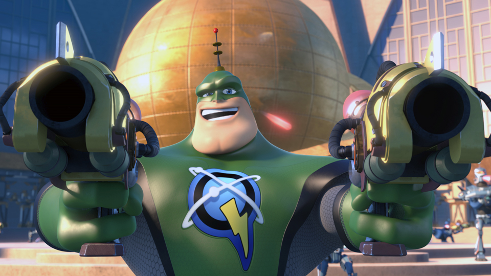 ...so sein wie sein Vorbild Captain Qwark, ein Superheld.