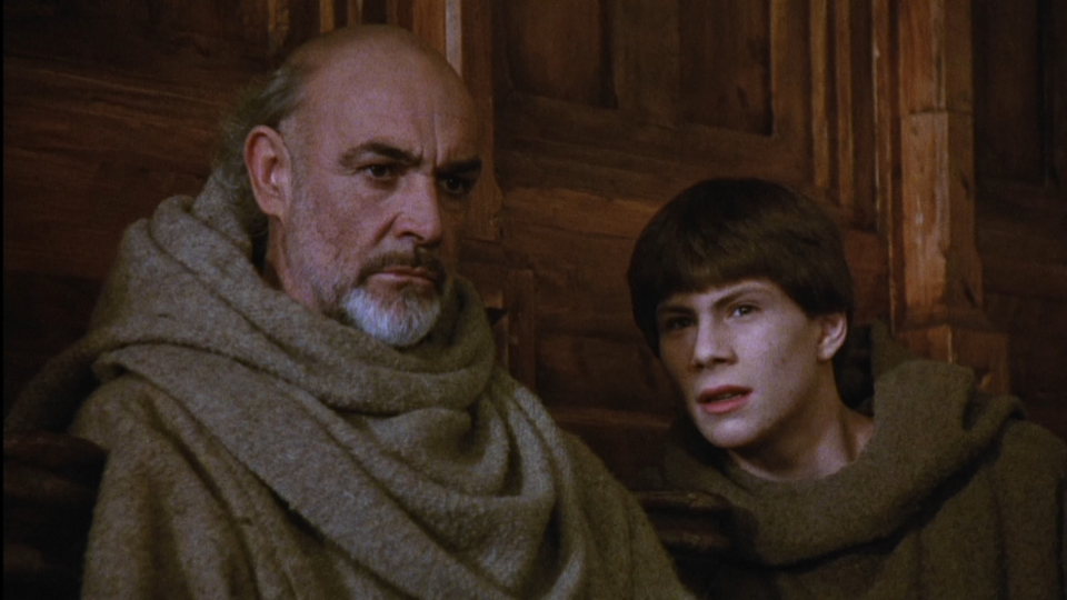 William von Baskerville (Sean Connery) & Adso von Melk (Christian Slater)