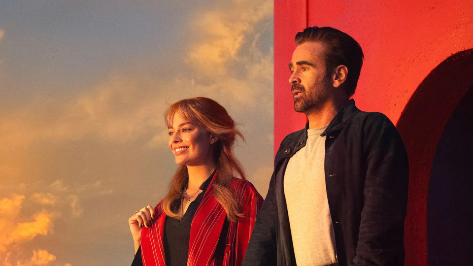 Sarah (Margot Robbie), David (Colin Farrell)