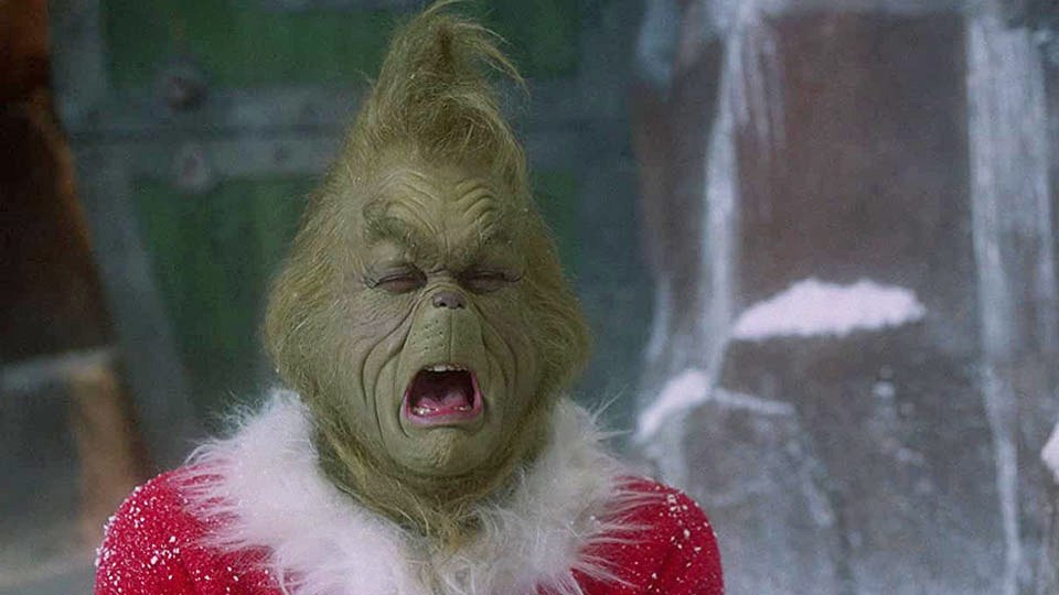Der Grinch (Jim Carrey) freut sich nicht auf Weihnachten