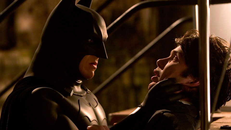 Batman (Christian Bale), Scarecrow (Cillian Murphy)