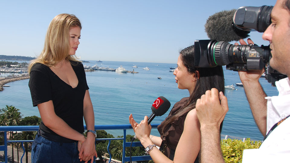Dreh am Filmfestival in Cannes